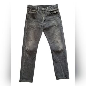 Levi's 512 Men's Slim Jeans in Charcoal Gray 34 X 32